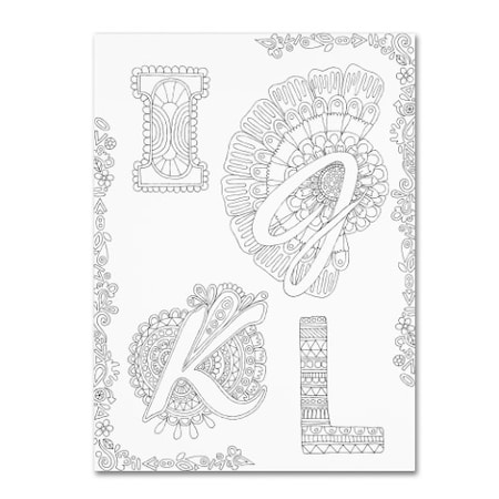 Hello Angel 'Letters & Words 26' Canvas Art,24x32